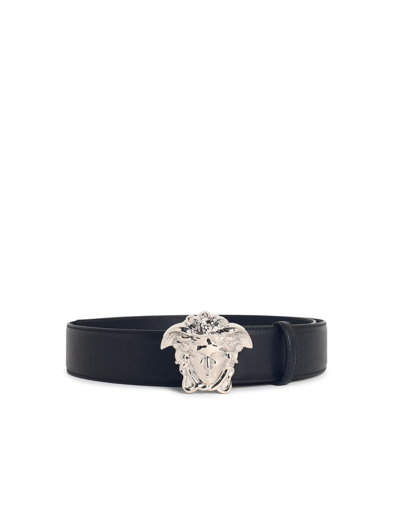 Versace Versace Medusa Black Leather Belt Men - World Class Fashion