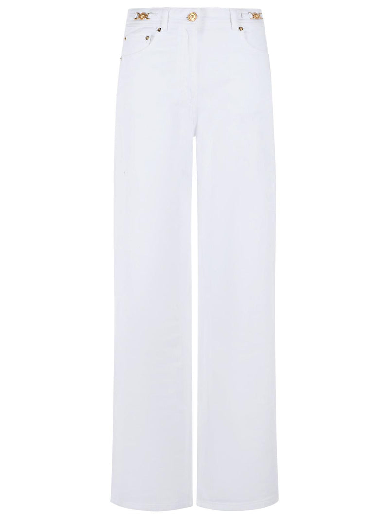 Versace Versace White Cotton Jeans Women - World Class Fashion
