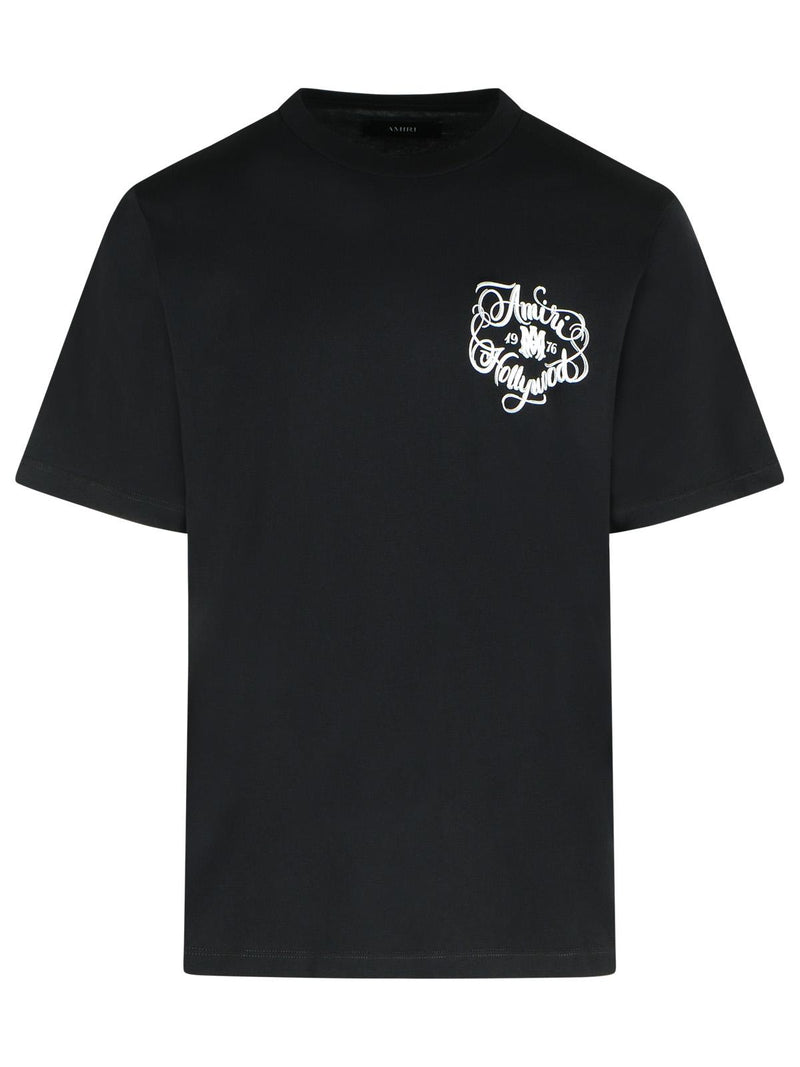 Amiri Amiri 'HOLLYWOOD' Black Cotton T-shirt Men - World Class Fashion