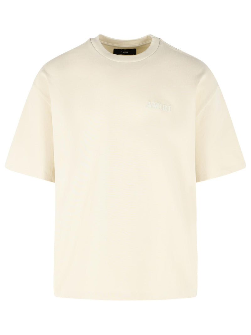 Amiri Amiri Cotton Polo Shirt Beige Men - World Class Fashion