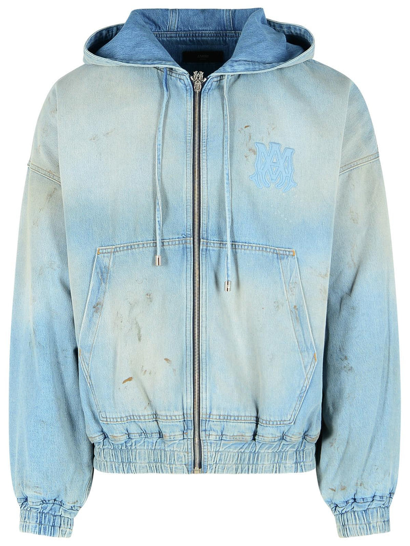 Amiri Amiri Light Blue Cotton Jacket Men - World Class Fashion