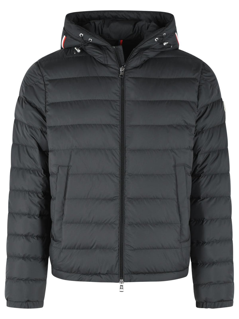 Moncler Moncler 'VERMEILLE' Short Hooded Down Jacket In Black Polyester - World Class Fashion