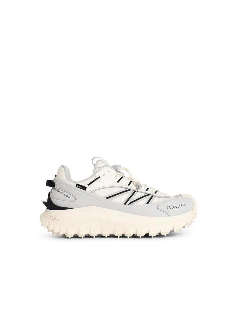 Moncler Moncler Trailgrip GTX White Leather Blend Sneakers - World Class Fashion