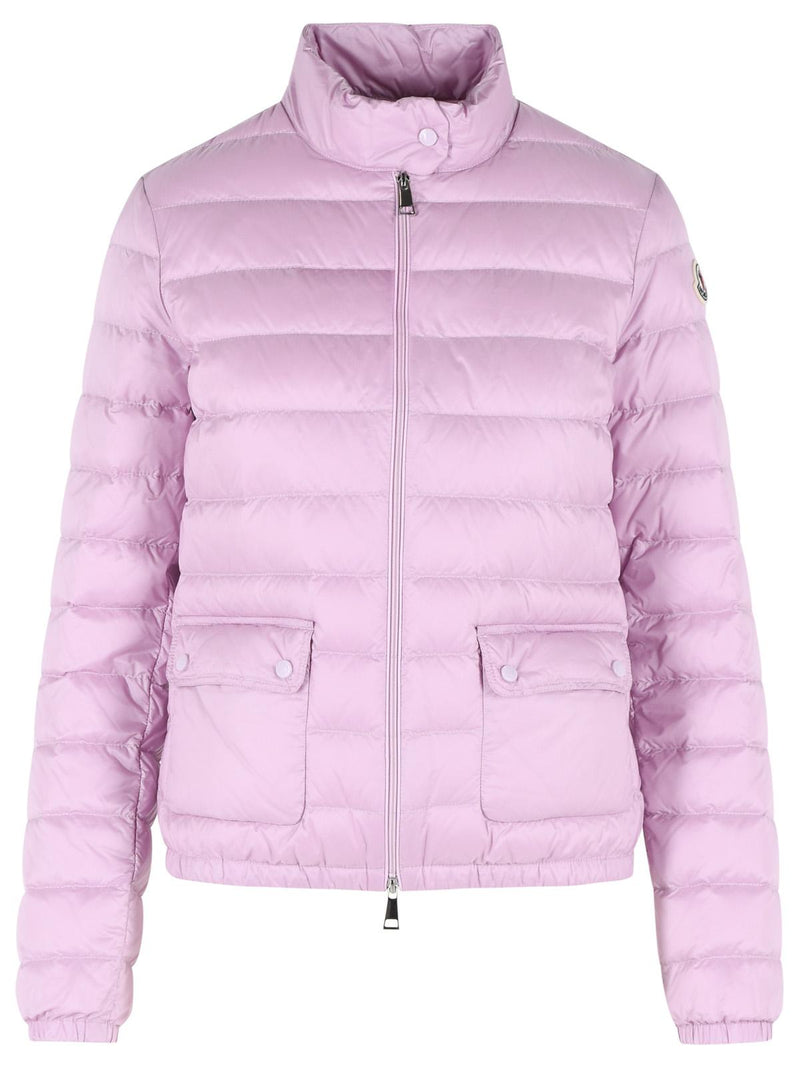 Moncler Moncler 'LANS' Short Lilac Down Jacket Pink - World Class Fashion