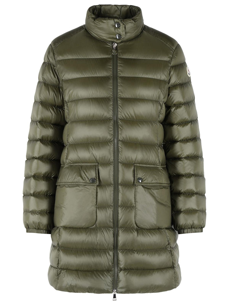 Moncler Moncler GENET Long Green Down Jacket Women - World Class Fashion