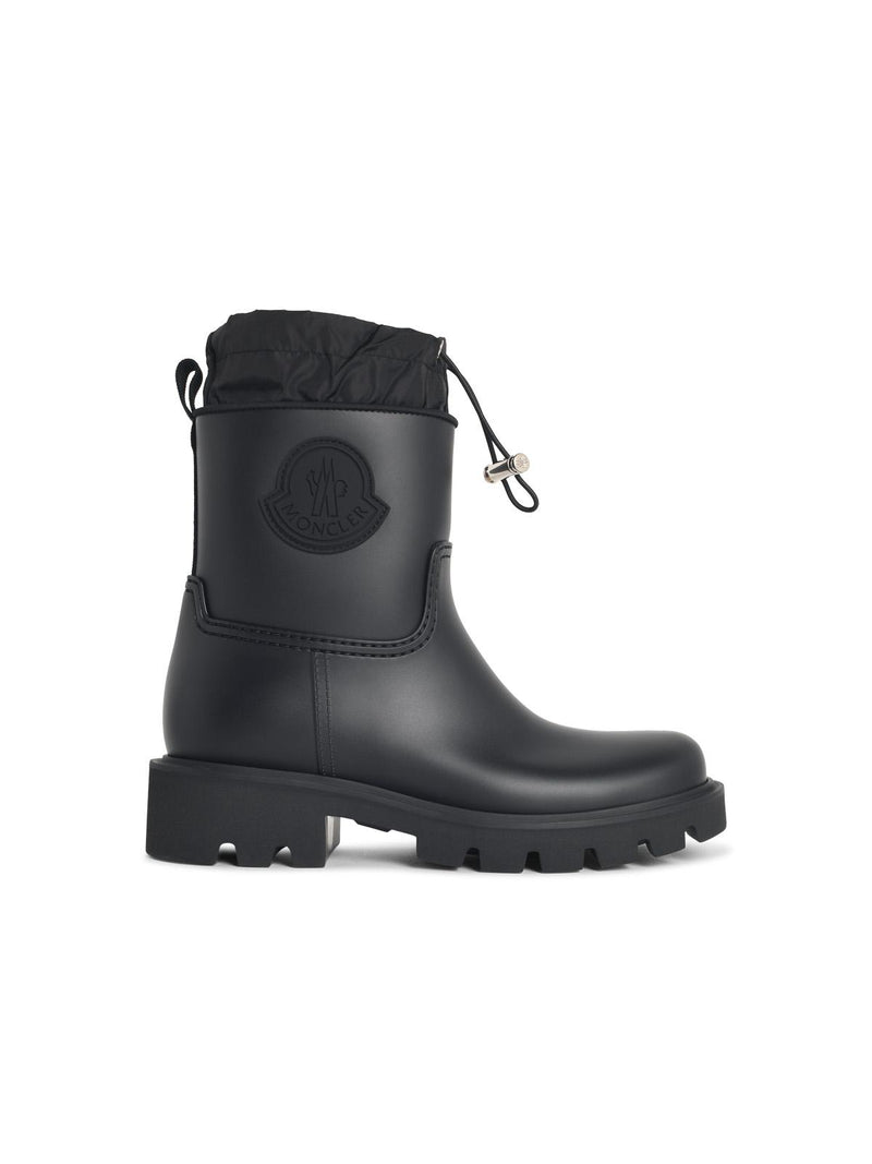 Moncler Moncler Kickstream Black Rain Boots Women - World Class Fashion