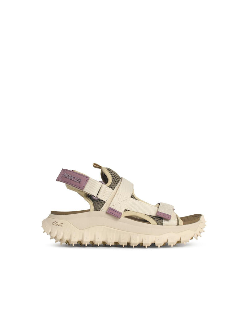 Moncler Moncler Trailgrip Vela Ivory White Women Sandals - World Class Fashion