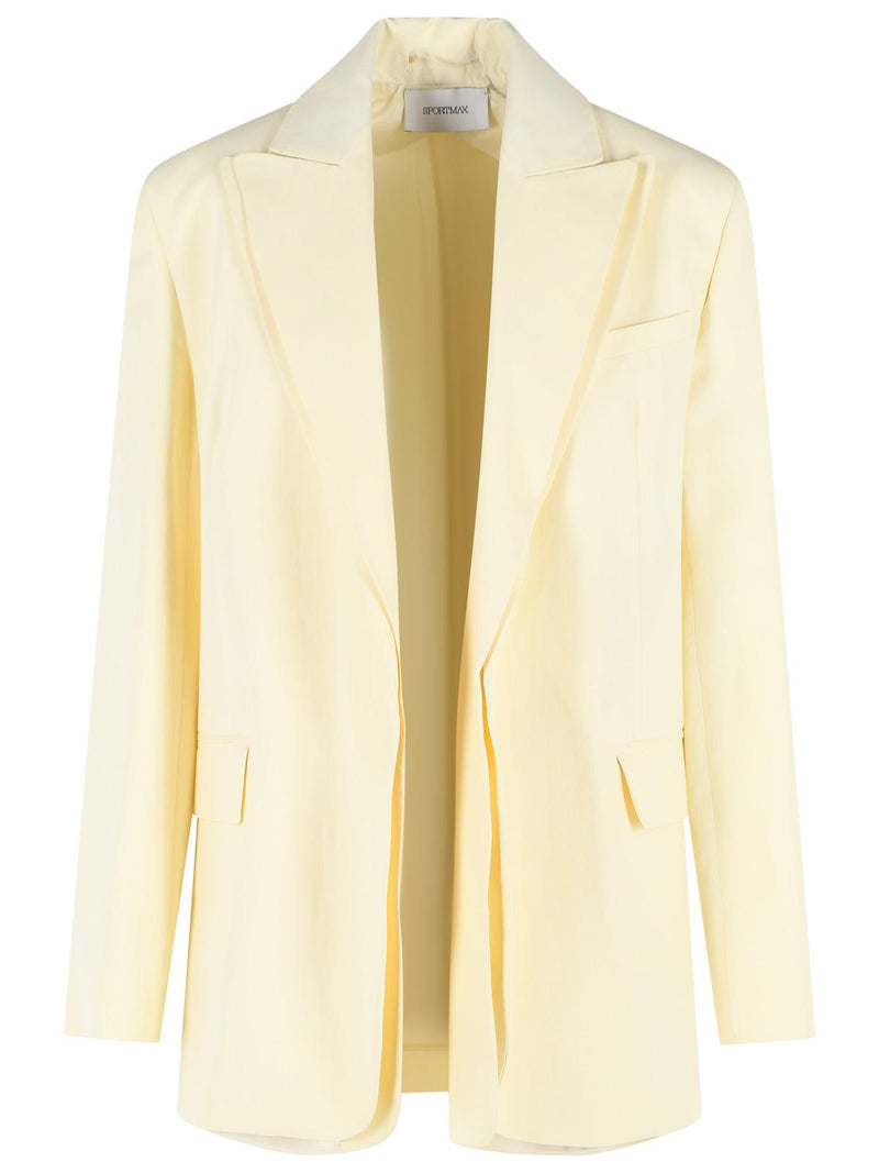 Sportmax Sportmax TENUTA Blazer Amarillo Claro Mujer - World Class Fashion
