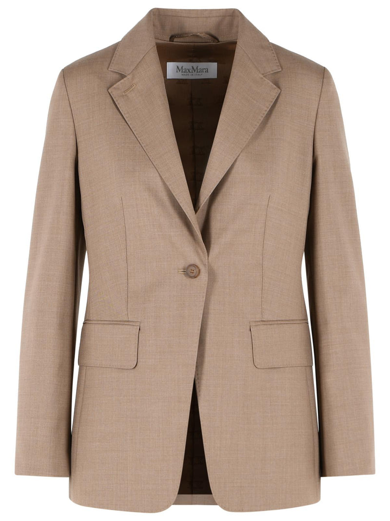 Max Mara Max Mara Blazer CIRCENSE Lana Virgen Color Avellana - World Class Fashion