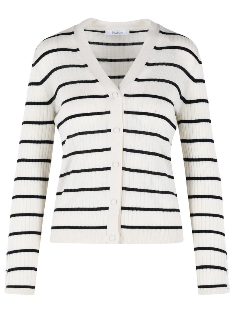Max Mara Cárdigan 'PEDALE' de cachemira y seda en color crema de Max Mara - World Class Fashion