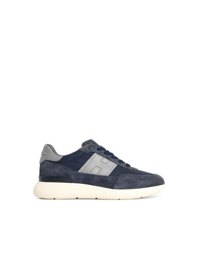 Hogan Hogan Interactive³ Blue Suede Sneakers - World Class Fashion
