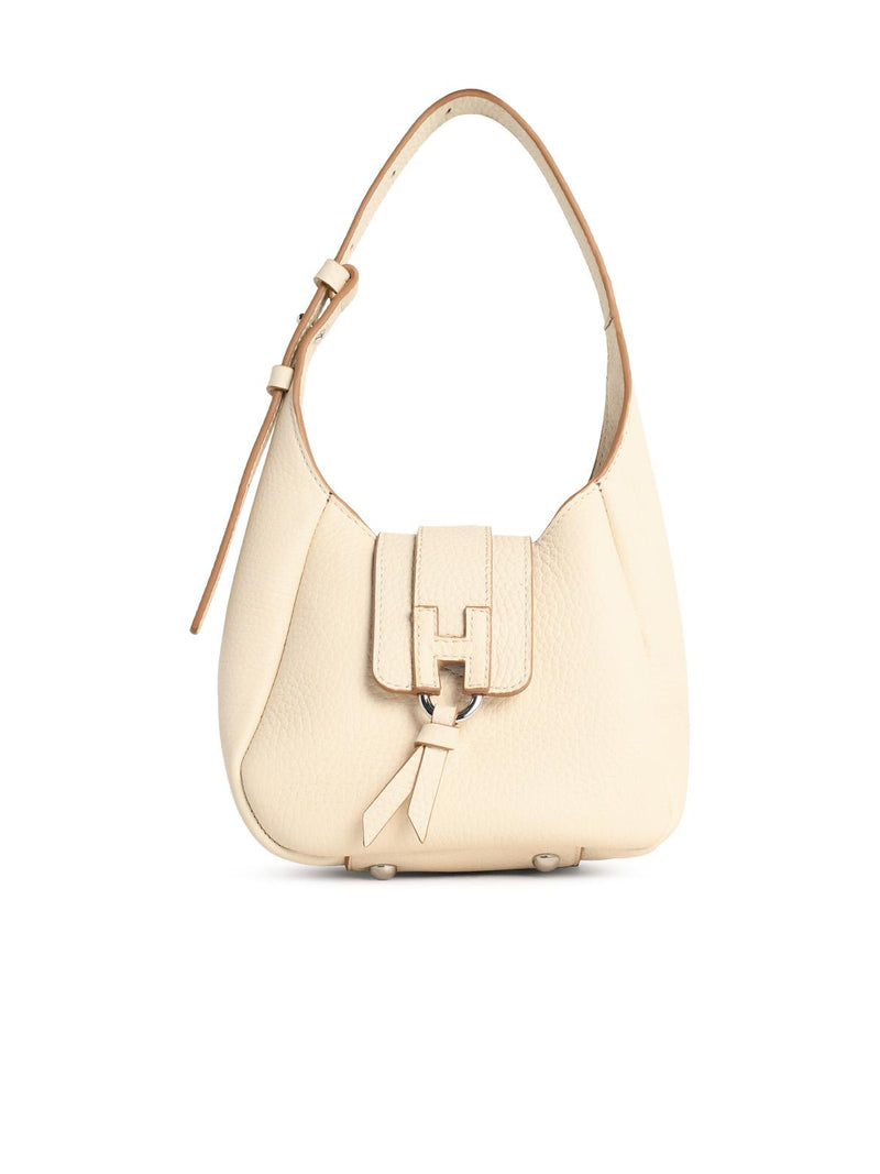 Hogan Hogan HOBO Hogan Trend Mini Bolso Marfil Mujer - World Class Fashion