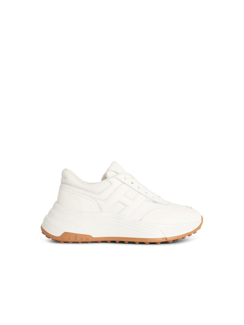 Hogan Zapatillas Hogan HI-FI de Cuero Blanco para Mujer - World Class Fashion