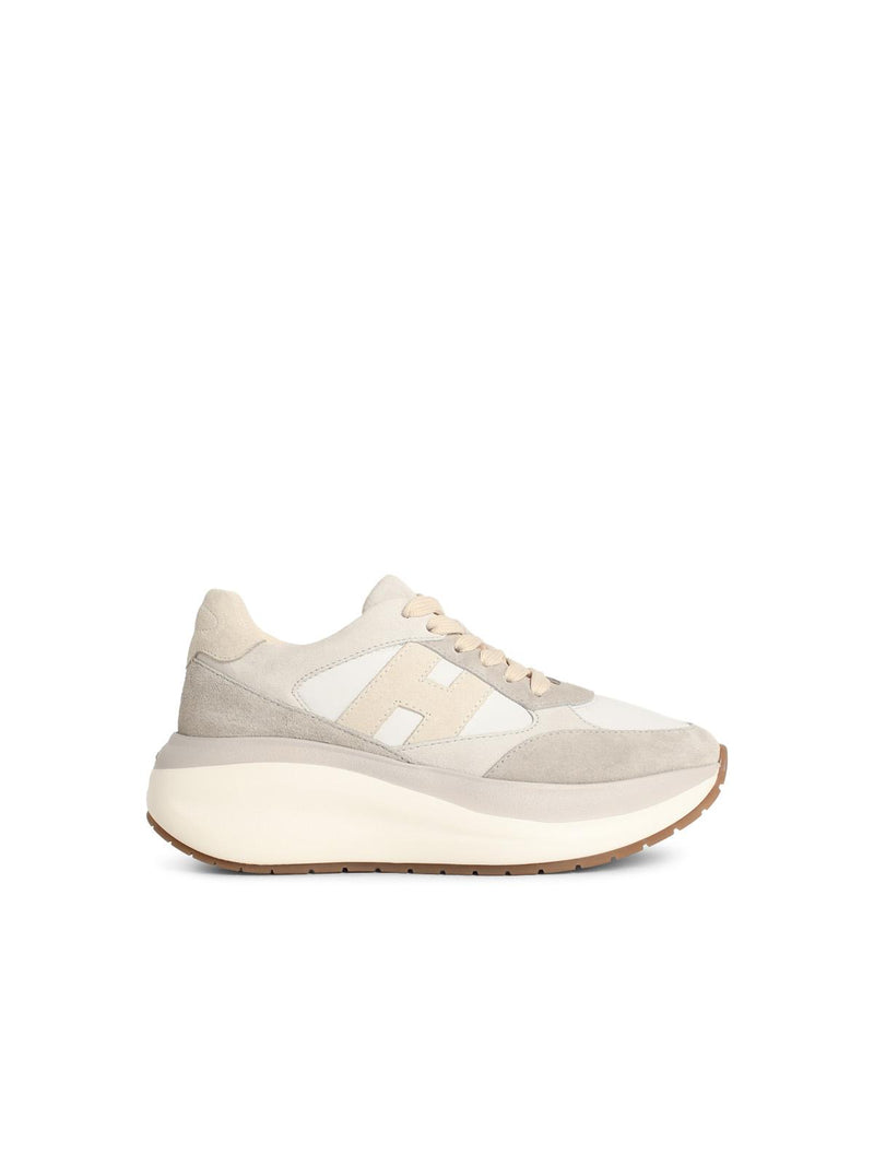 Hogan Hogan Zapatillas Gruesas de Piel Gris para Mujer - World Class Fashion