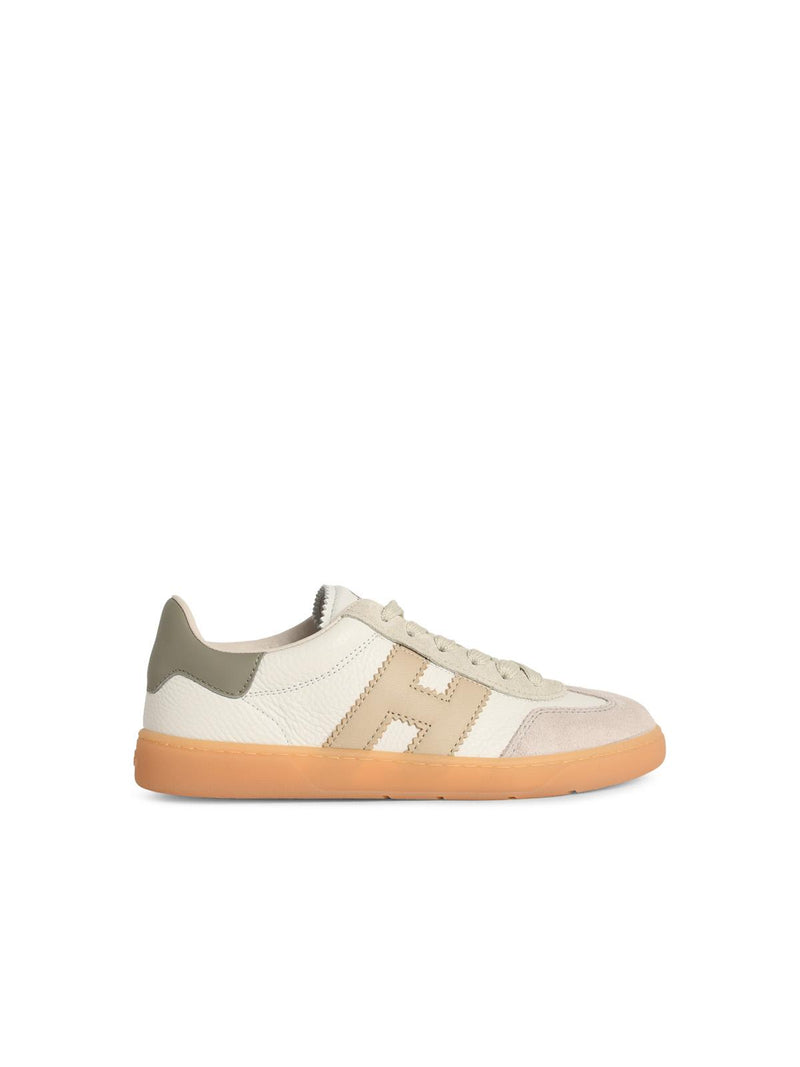 Hogan Zapatillas Hogan COOL de cuero blanco para mujer - World Class Fashion