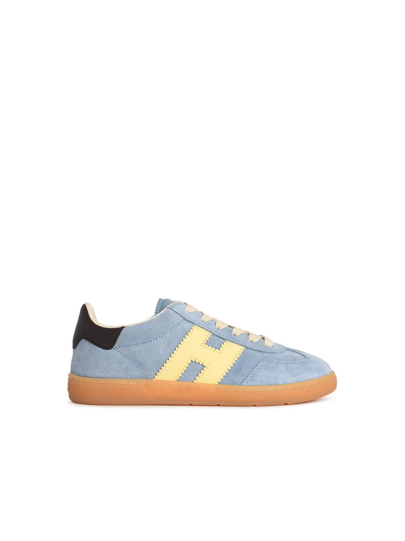 Hogan Zapatillas Hogan COOL de Ante Azul Claro para Mujer - World Class Fashion