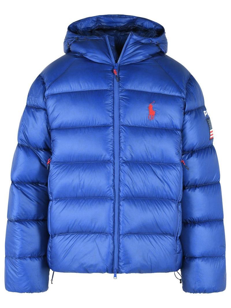 Polo Ralph Lauren Polo Ralph Lauren Blue Nylon Bomber Jacket Men - World Class Fashion