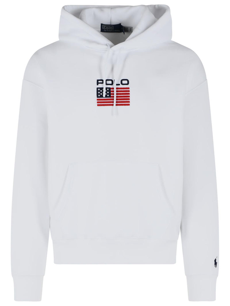 Polo Ralph Lauren Polo Ralph Lauren Cotton Blend Sweatshirt White - World Class Fashion