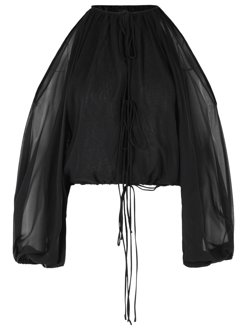 The Andamane The Andamane Silk Blouse Black Women - World Class Fashion
