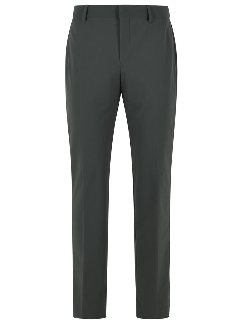 Pt01 Pt01 EPSILON Green Cotton Blend Pants - World Class Fashion