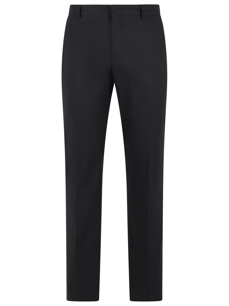 Pt01 Pt01 EPSILON Black Cotton Blend Pants - World Class Fashion