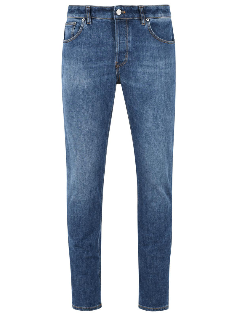 Pt05 Pt05 'REGGAE' Blue Stretch Cotton Jeans - World Class Fashion