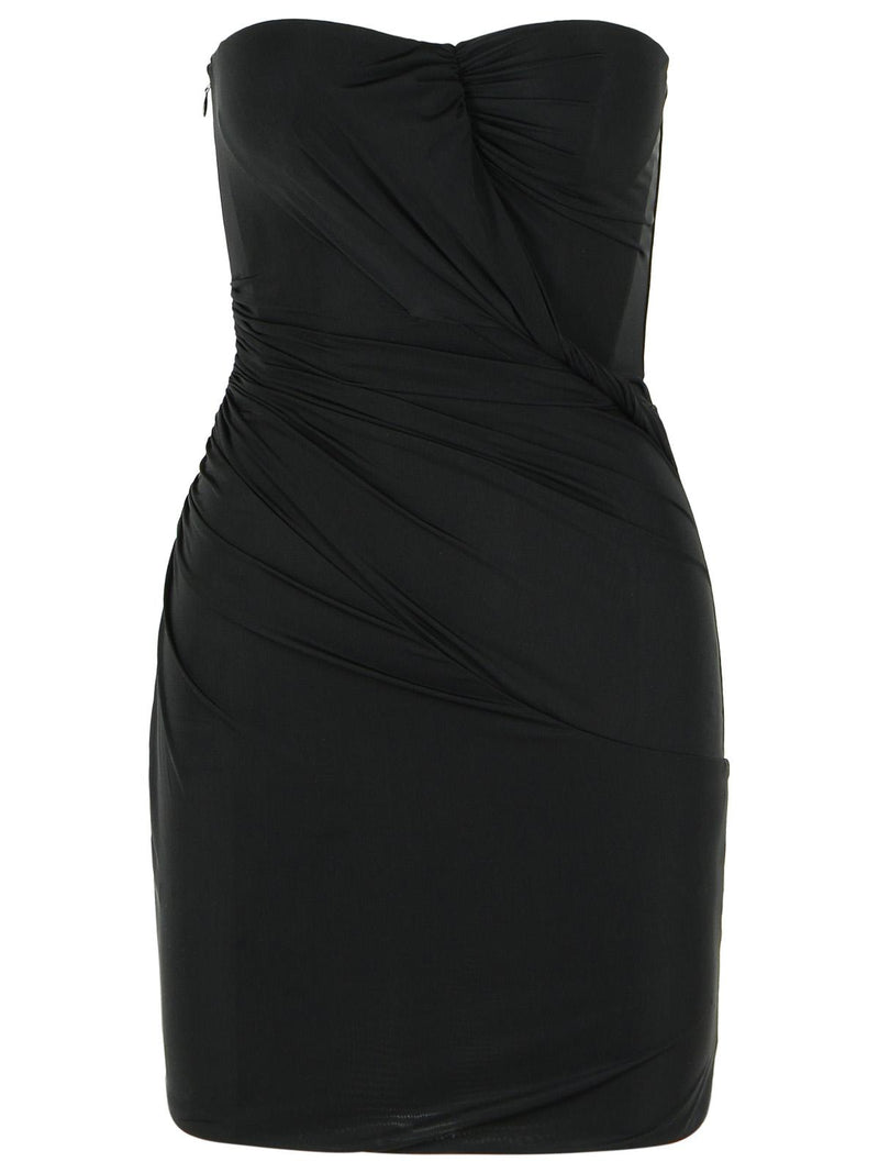Blumarine Blumarine Stretch Nylon Dress Black Women - World Class Fashion