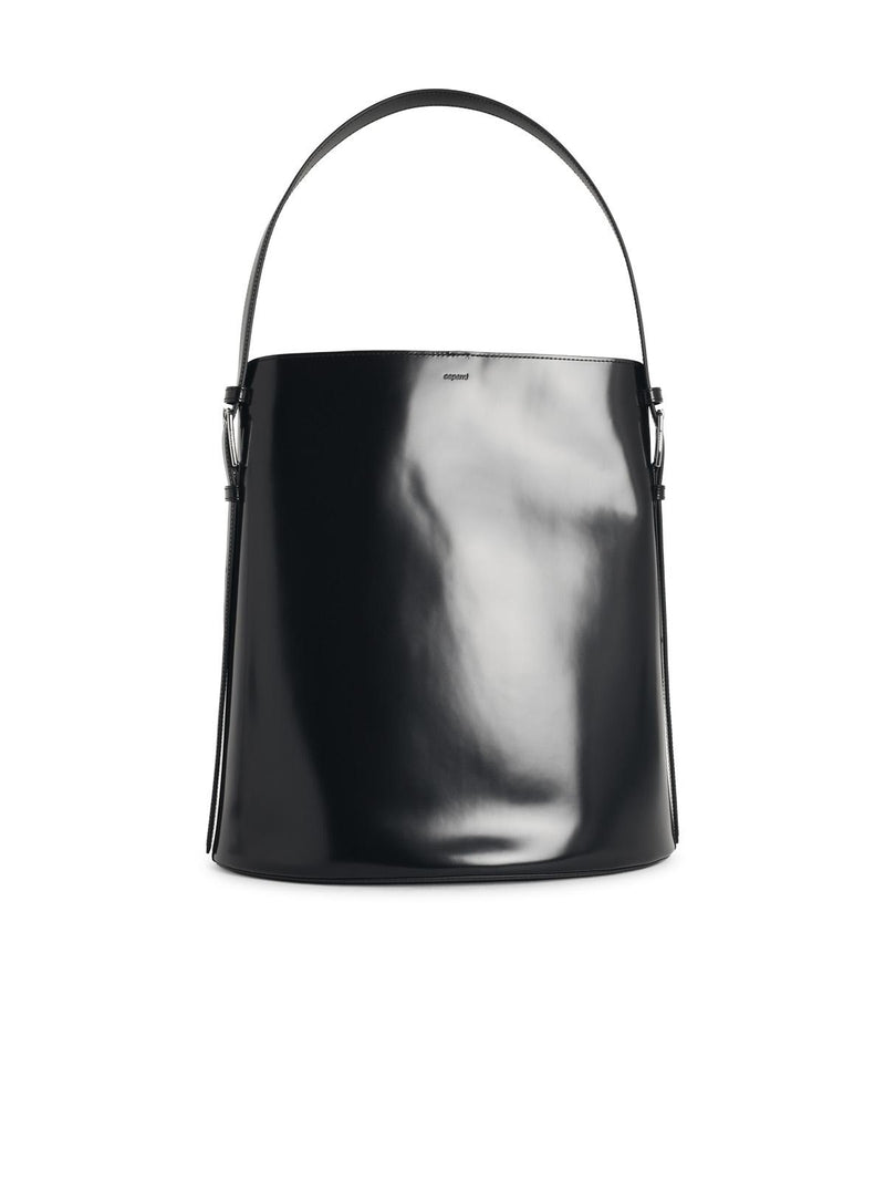 Coperni Bolso de mujer Coperni ERCONOMIC tipo tote de piel negra - World Class Fashion