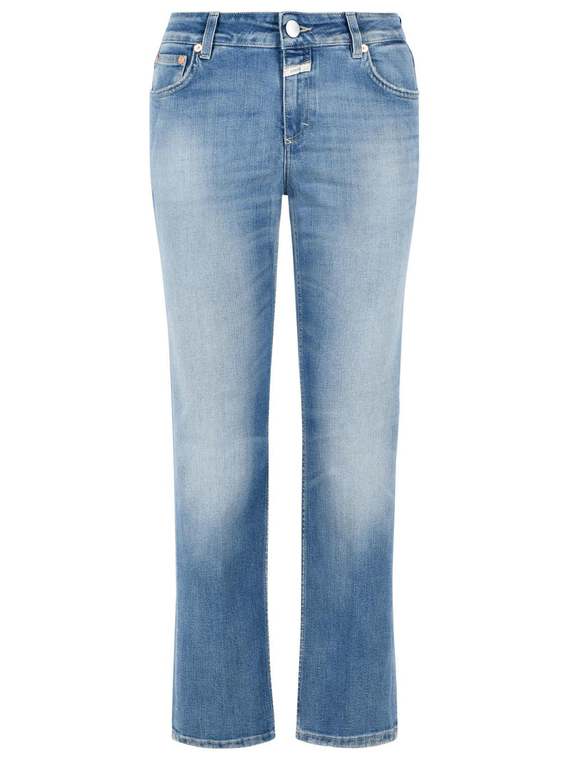 Closed Closed 'JUNNA' Blue Cotton Blend Jeans - World Class Fashion