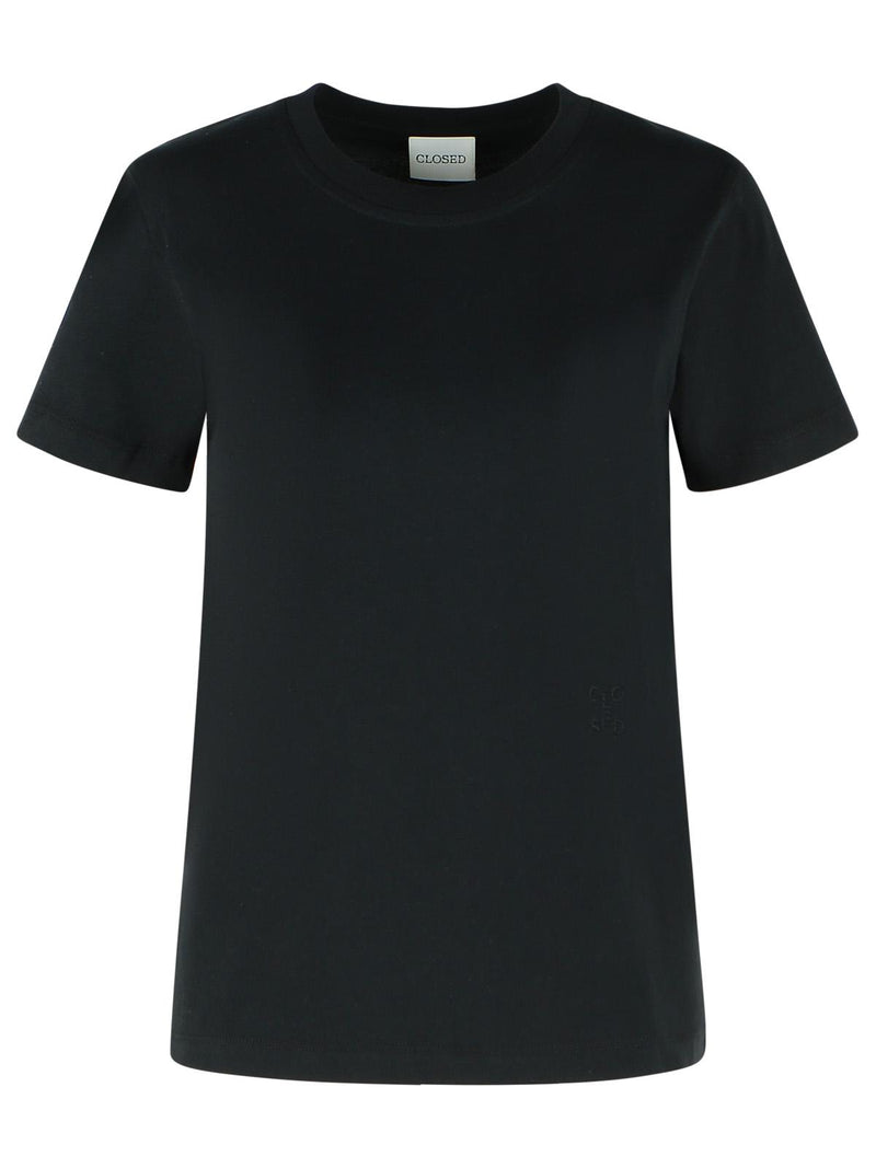 Closed Closed Women Polo Shirt Black Cotton - World Class Fashion
