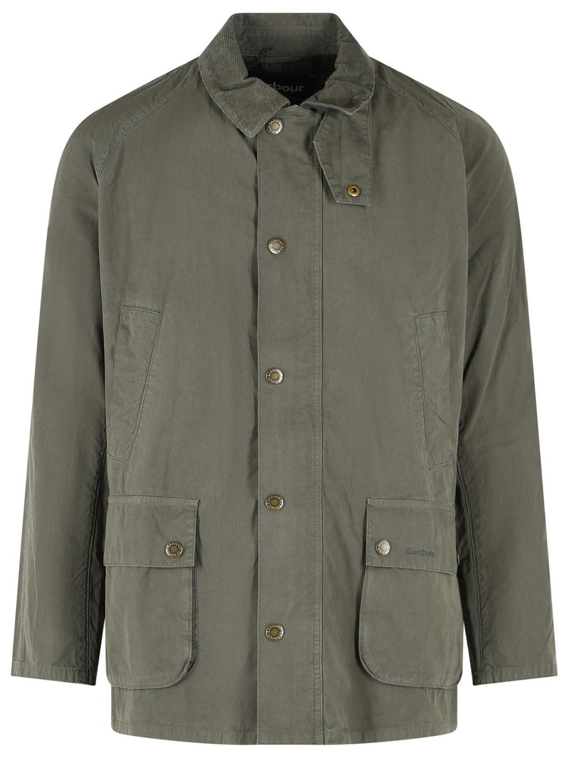 Barbour Barbour ASHBY Casual Olive Green Jacket - World Class Fashion