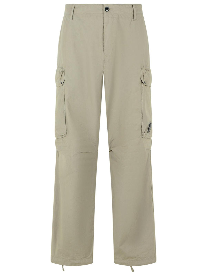 C.P. Company C.P. Company Cargo Beige Cotton Pants - World Class Fashion