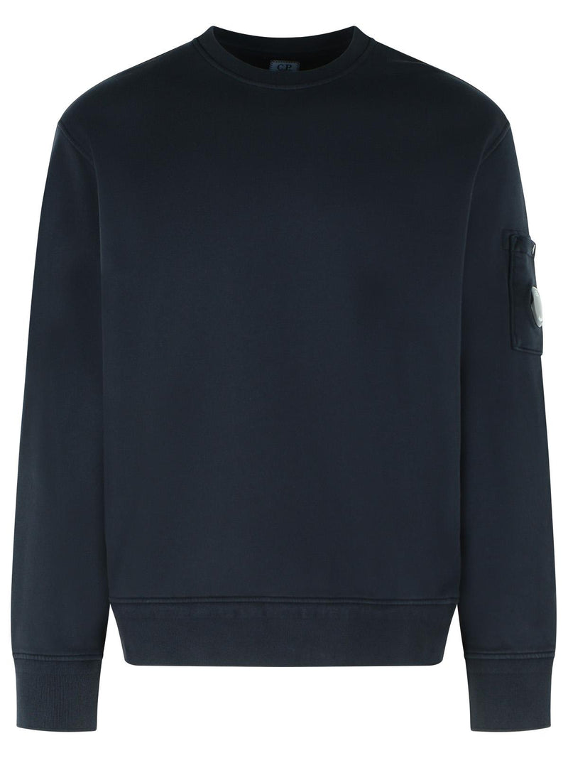 C.P. Company C.P. Company Sudadera de algodón azul para hombre - World Class Fashion