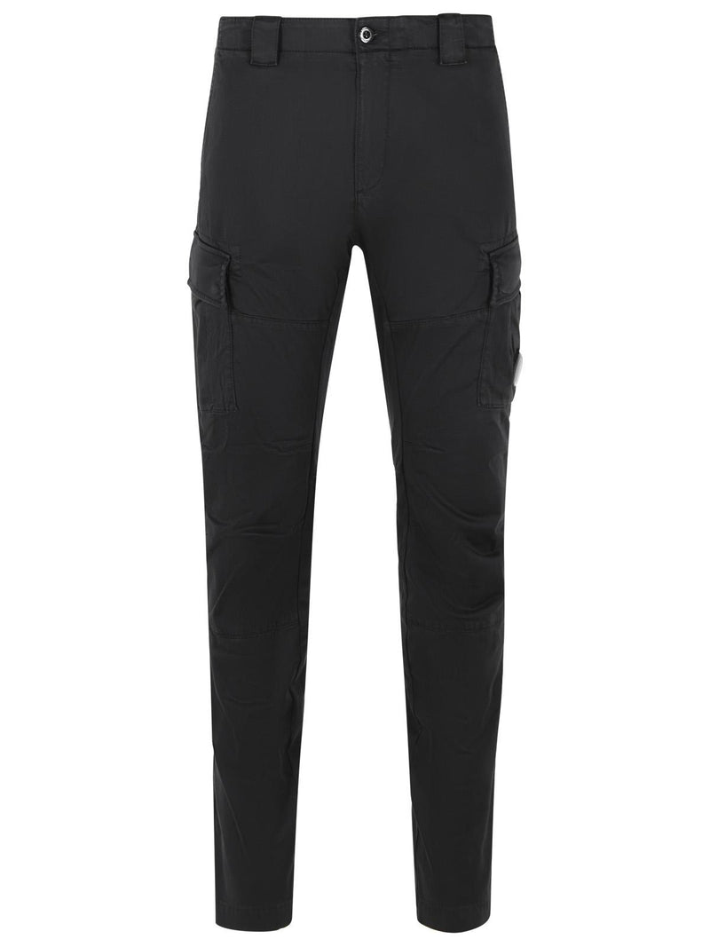 C.P. Company C.P. Company Cotton Cargo Trousers Black Green Men - World Class Fashion