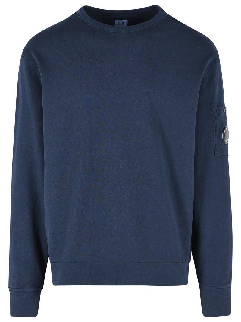 C.P. Company C.P. Company Men's Blue Cotton Sweatshirt - World Class Fashion