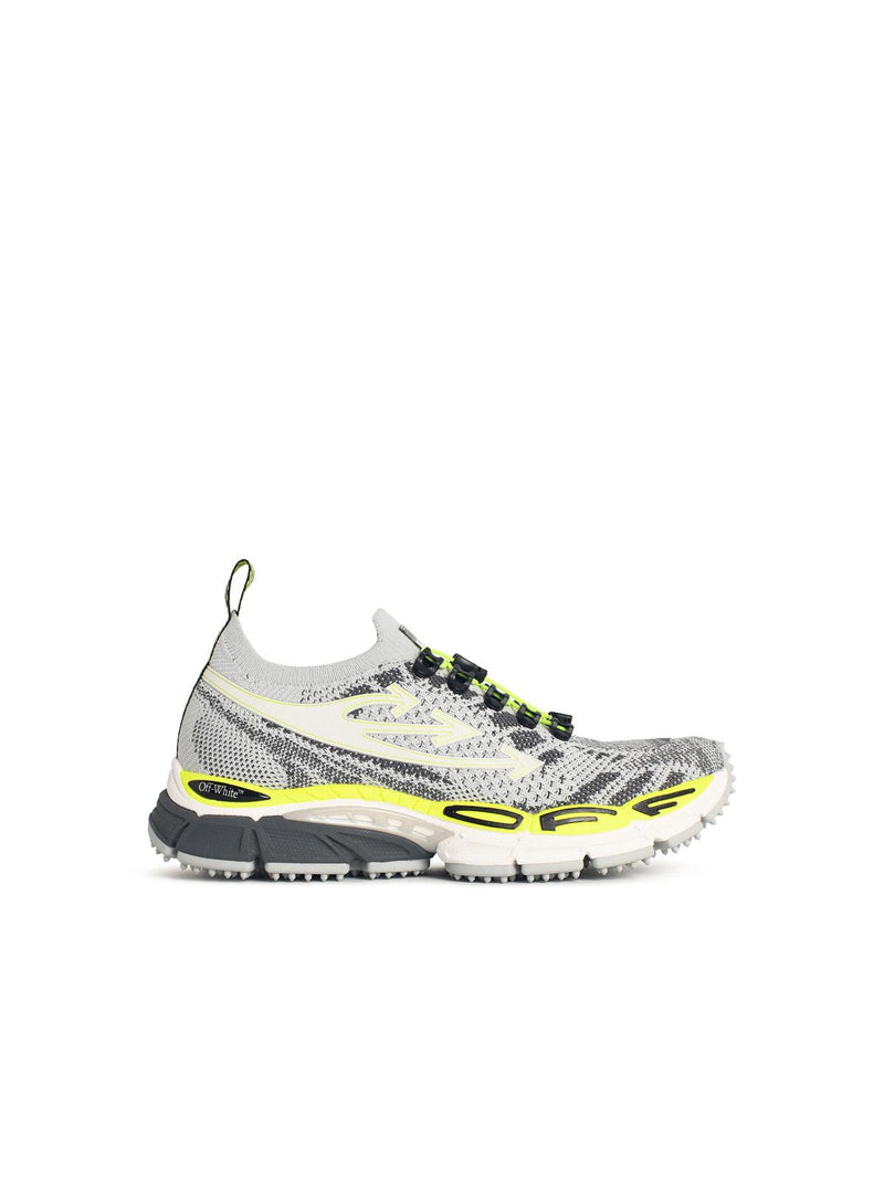 Off-white Off-white 'BE Right Back' Grey Polyester Sneakers Men - World Class Fashion