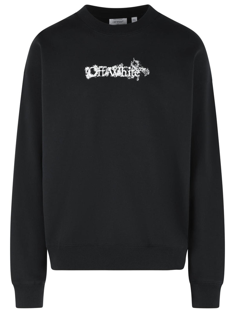 Off-white Off-white HERALDIC Black Cotton Sweatshirt Men - World Class Fashion