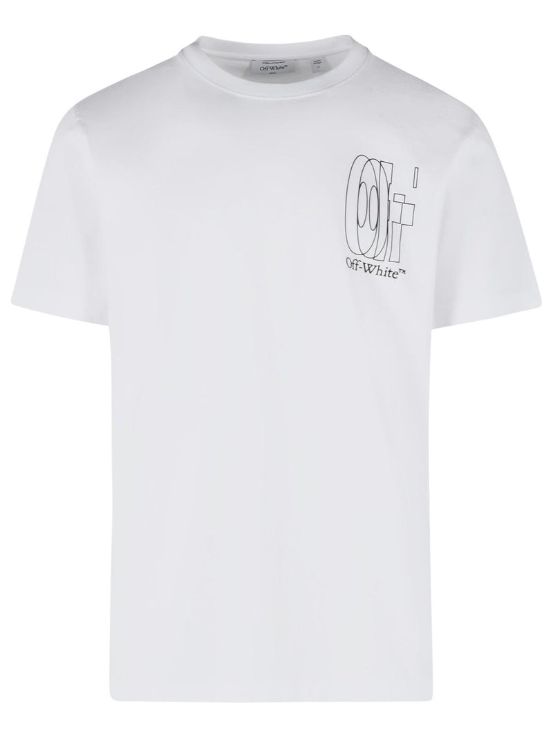 Off-white Off-white BIG Double Arrow White Cotton T-shirt - World Class Fashion