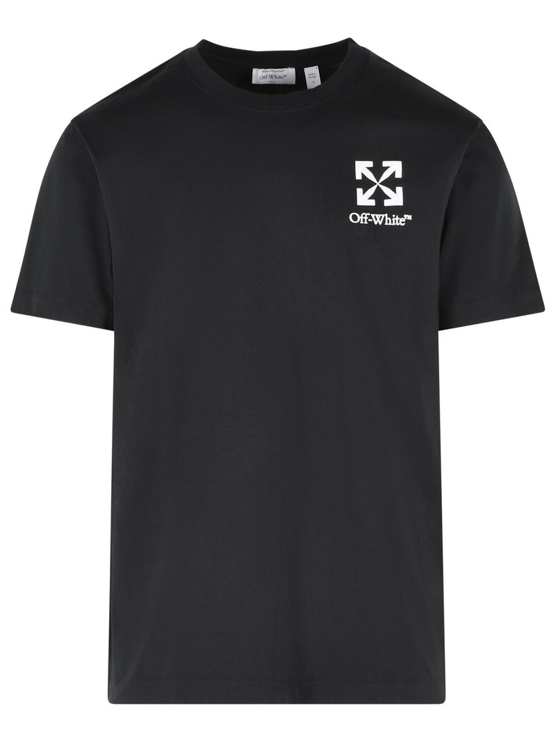 Off-white Off-white Small Arrow Black Cotton Polo Shirt - World Class Fashion