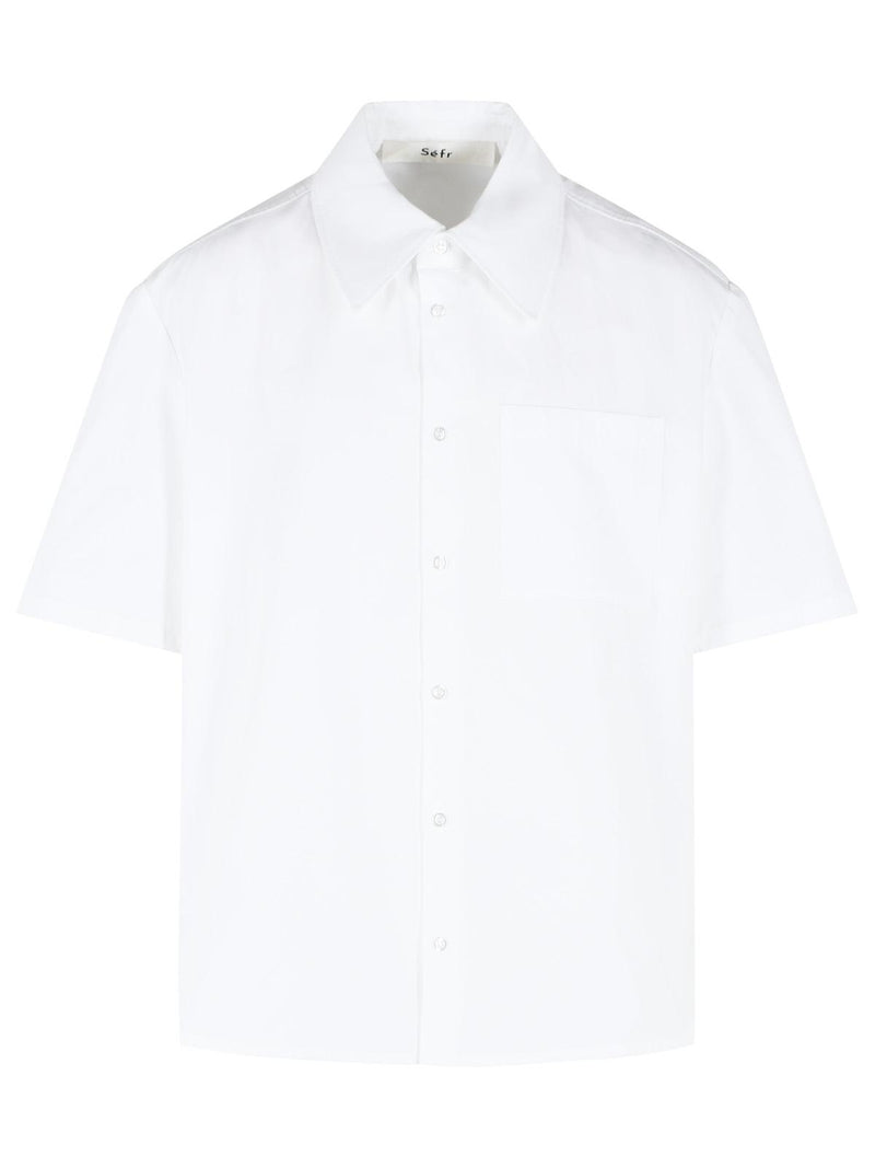 Sefr Sefr WAYLON White Cotton Shirt - World Class Fashion