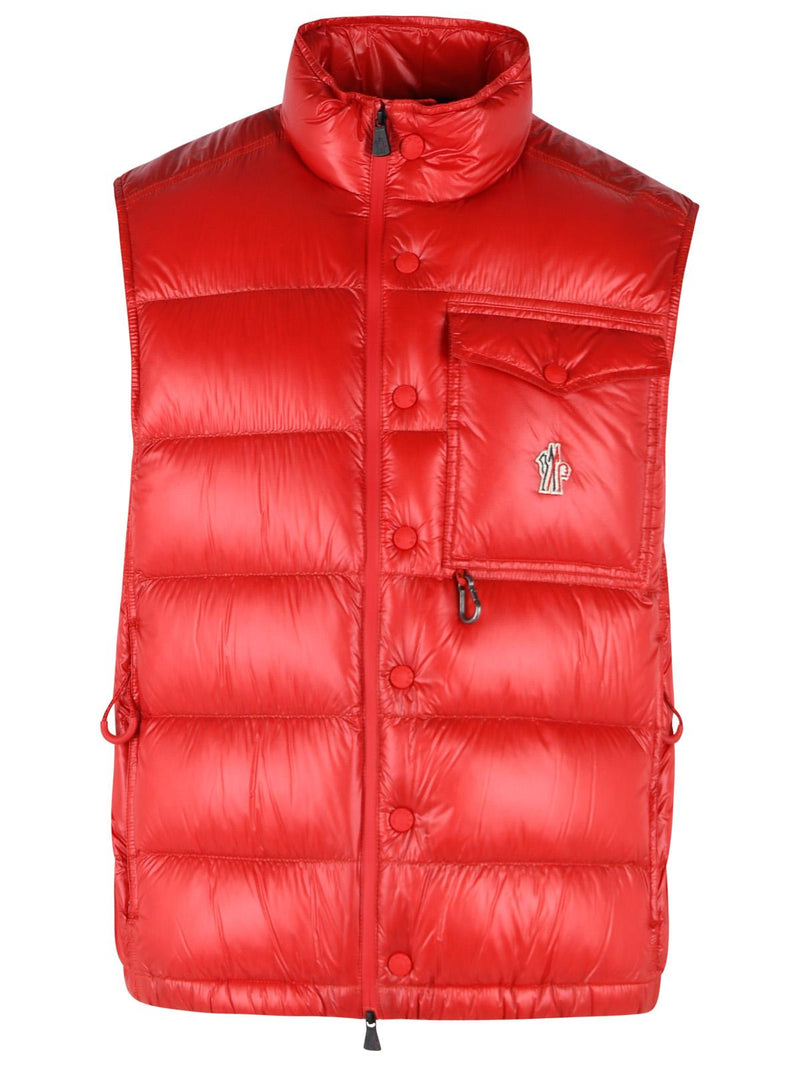 Moncler Grenoble Moncler Grenoble UYCHI Foldable Red Padded Vest - World Class Fashion