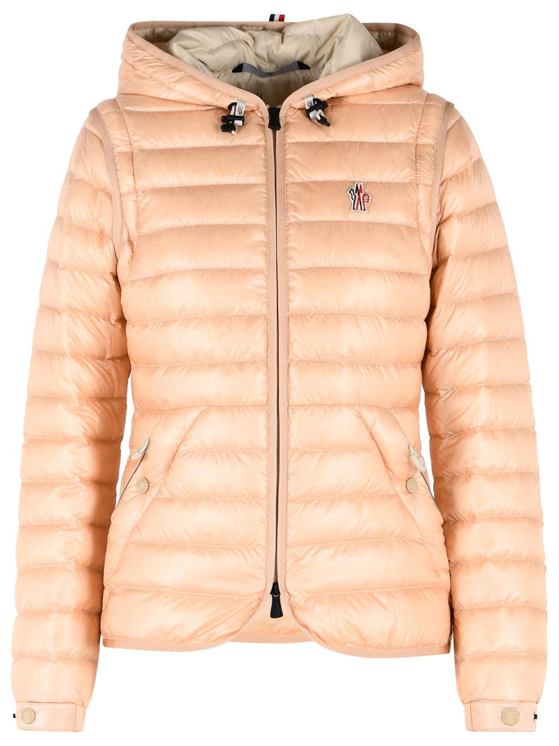 Moncler Grenoble Moncler Grenoble KARURA Chaqueta de plumas con capucha Rosa claro - World Class Fashion
