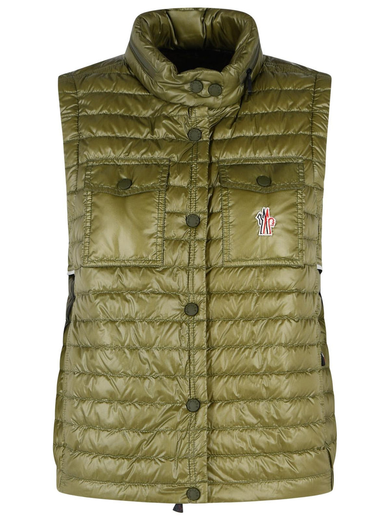 Moncler Grenoble Chaleco acolchado Moncler Grenoble GUMIANE verde - World Class Fashion