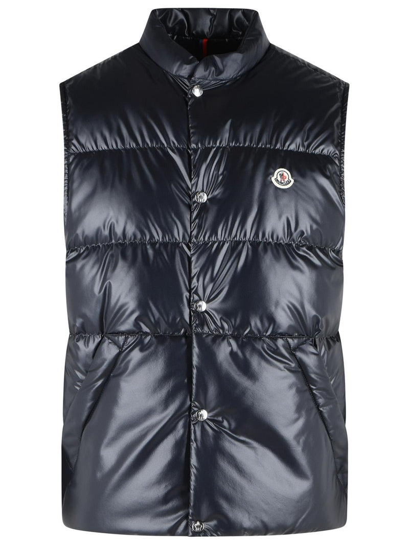 Moncler Moncler 'RESTIGO' Navy Polyester Vest - World Class Fashion