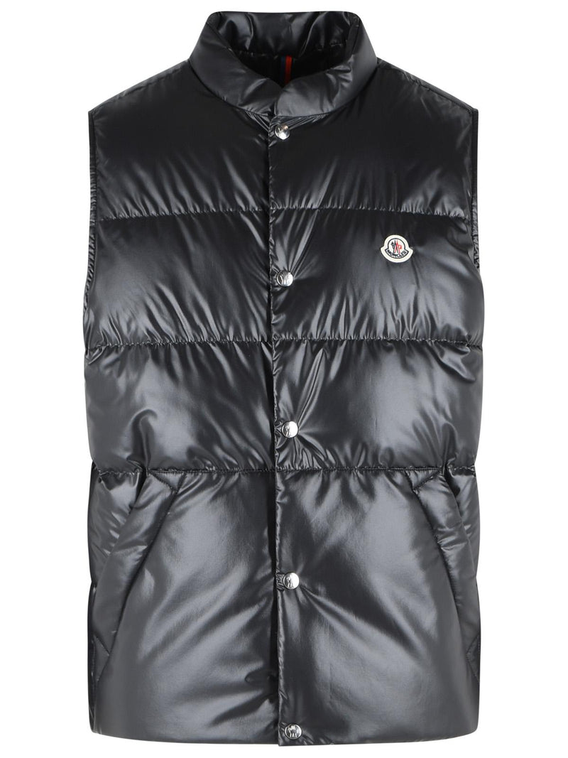 Moncler Moncler 'RESTIGO' Black Polyester Vest - World Class Fashion