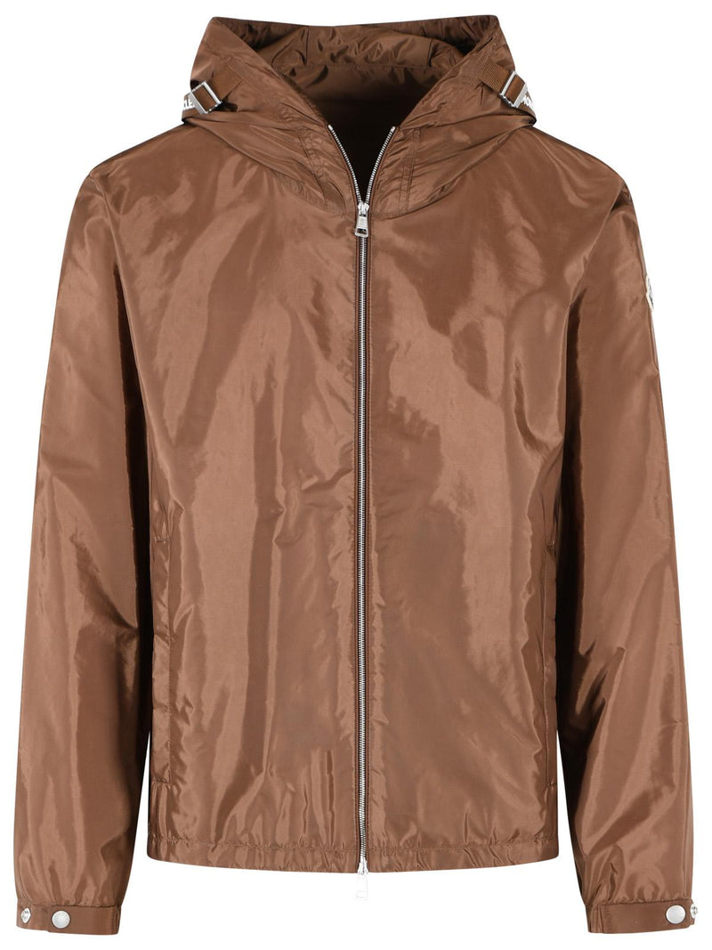 Moncler Moncler REMORAY Brown Hooded Windbreaker - World Class Fashion
