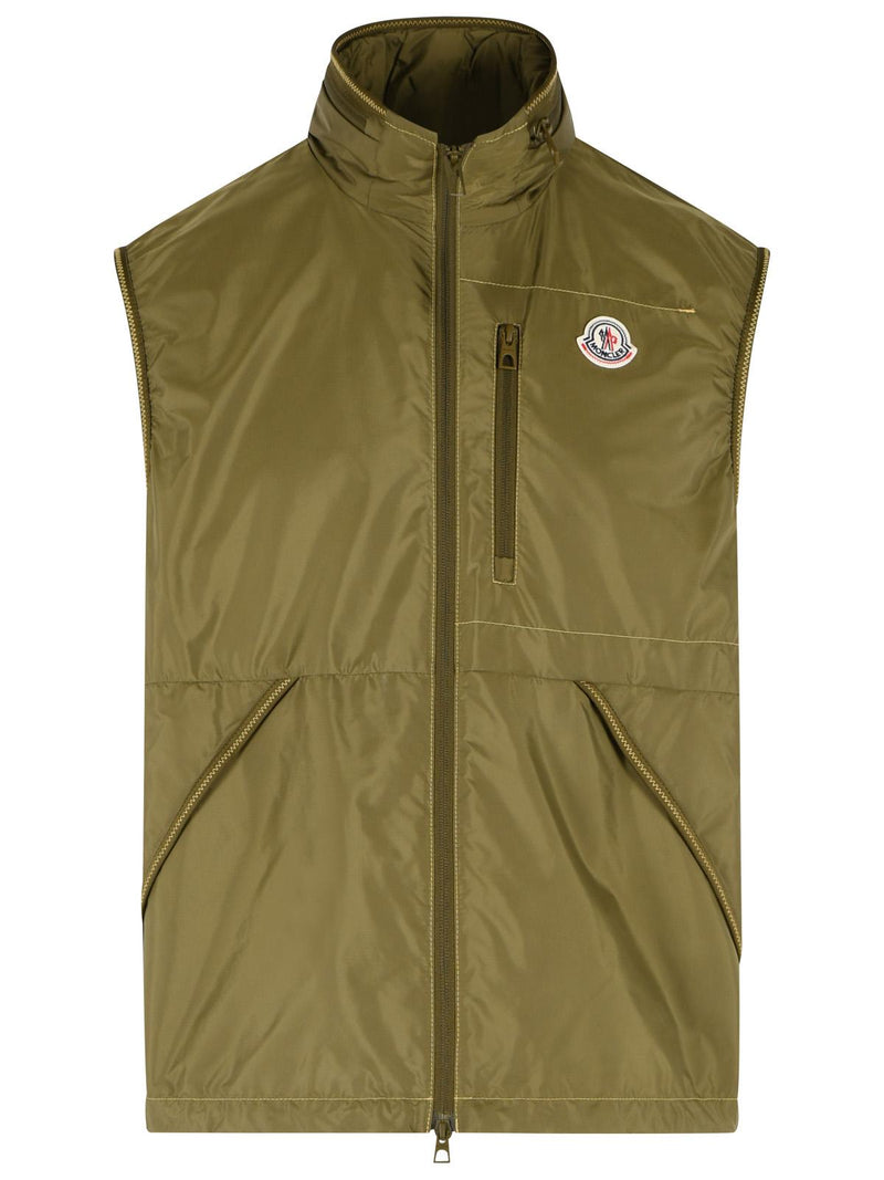 Moncler Moncler ANSIEI Green Polyamide Vest - World Class Fashion
