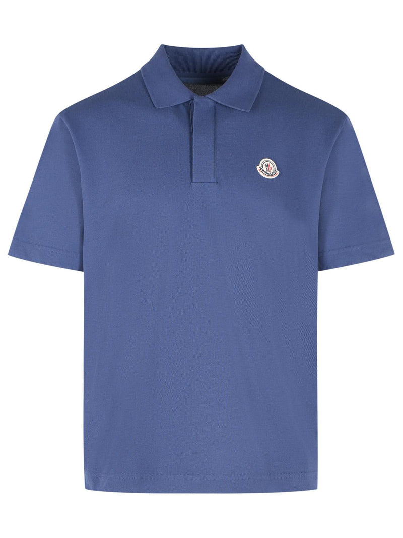 Moncler Moncler Men Polo Shirt Blue Cotton - World Class Fashion