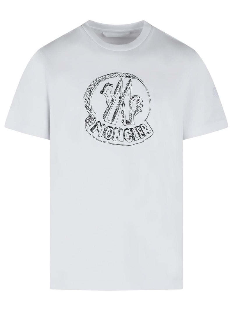 Moncler Moncler Cotton Polo Shirt White Men - World Class Fashion