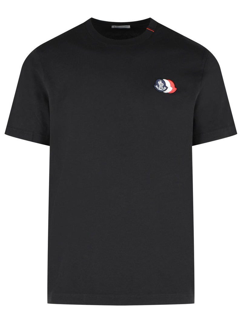 Moncler Moncler Cotton Polo Shirt Black Men - World Class Fashion